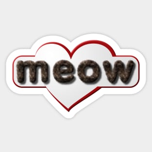 Meow Sticker